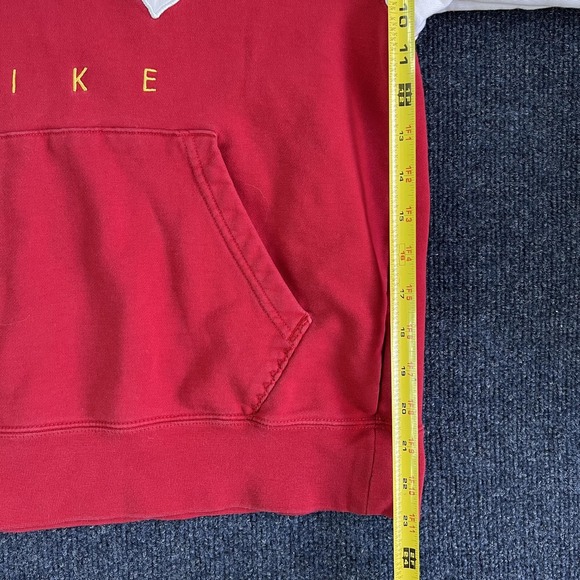 Jordan Hoodie Mens Small Red Fleece Pullover Jumpman Nike Graphic Sweatshirt - Picture 10 of 12